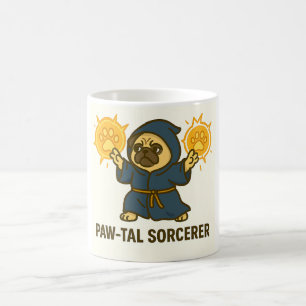 Funny pug coffee mug