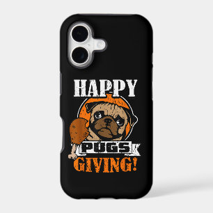 Funny Pug Dog Happy Pugsgiving Thanksgiving