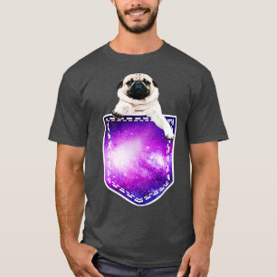 Funny Pug In Pocket Dog Lovers Costume Gifts (1) T-Shirt