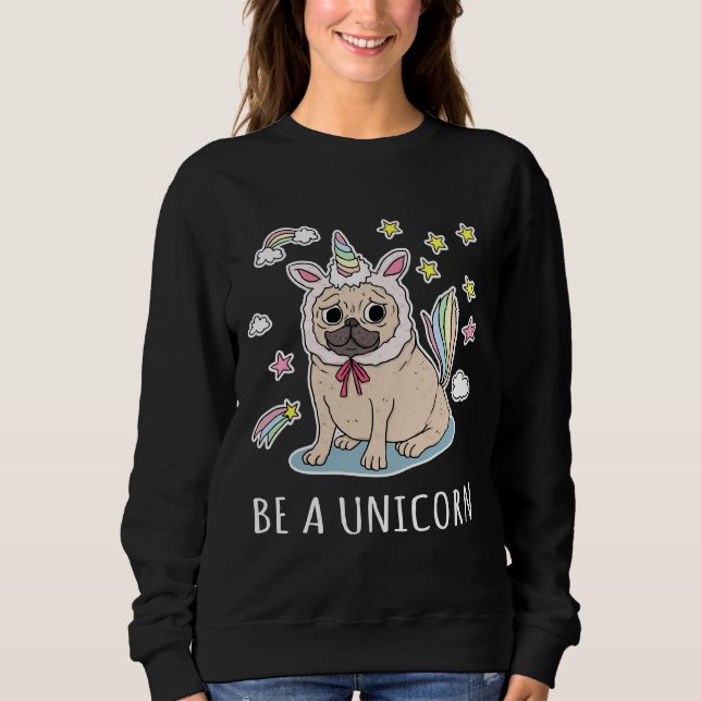 Funny pug , pug dog , pug gifts , funny dog saying sweatshirt (Front)