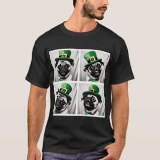 Funny Pug St. Patrick’s Day Photobooth Irish Dog T-Shirt