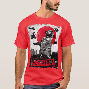Funny Pugzilla Pug Dog T-Shirt