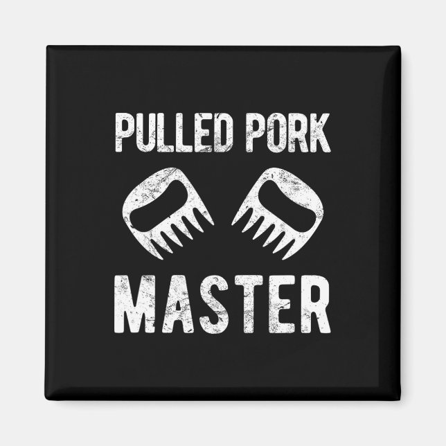 Funny Pulled Pork Master Bear Claws  Magnet (Front)