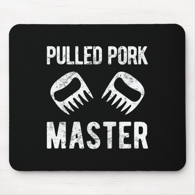 Funny Pulled Pork Master Bear Claws  Mouse Pad (Front)