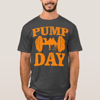 Funny Pump Day Hump Day Camel Weight Lifting Train T-Shirt