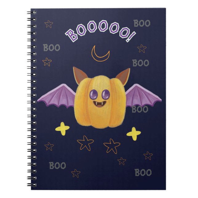 Funny pumpkin Halloween Notebook (Front)