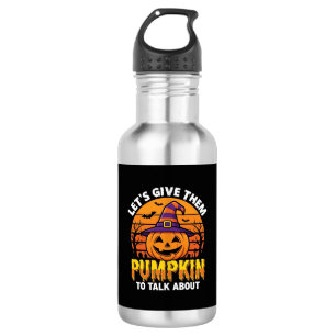 Funny Pumpkin Halloween Pun Design2 (1)_1 532 Ml Water Bottle