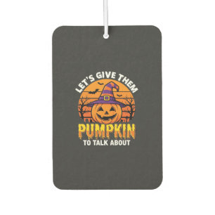 Funny Pumpkin Halloween Pun Design2 (1)_1 Car Air Freshener