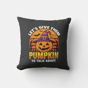 Funny Pumpkin Halloween Pun Design2 (1)_1 Cushion