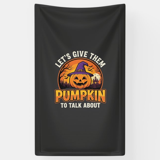 Funny Pumpkin Halloween Pun Design_1 Banner (Vertical)