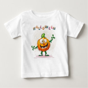 Funny Pumpkin Halloween Toddler  Baby T-Shirt