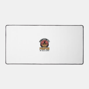 Funny Pumpkin Halloween Vintage Shirt Design_1 Desk Mat