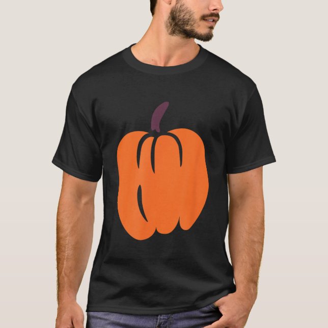 Funny pumpkin in orange colour for men women child T-Shirt (Front)