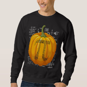 Funny Pumpkin Pie 3 14 Pi Number Symbol Math Teach Sweatshirt