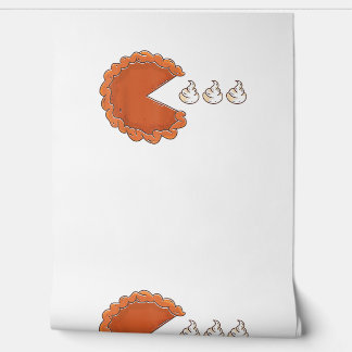 Funny Pumpkin Pie Eating Whipped Cream 2020 Thanks Wallpaper