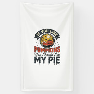 Funny Pumpkin Pie Halloween Vintage Shirt Design_1 Banner