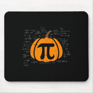 Funny Pumpkin Pie Math Teacher Halloween Thanksgiv Mouse Pad