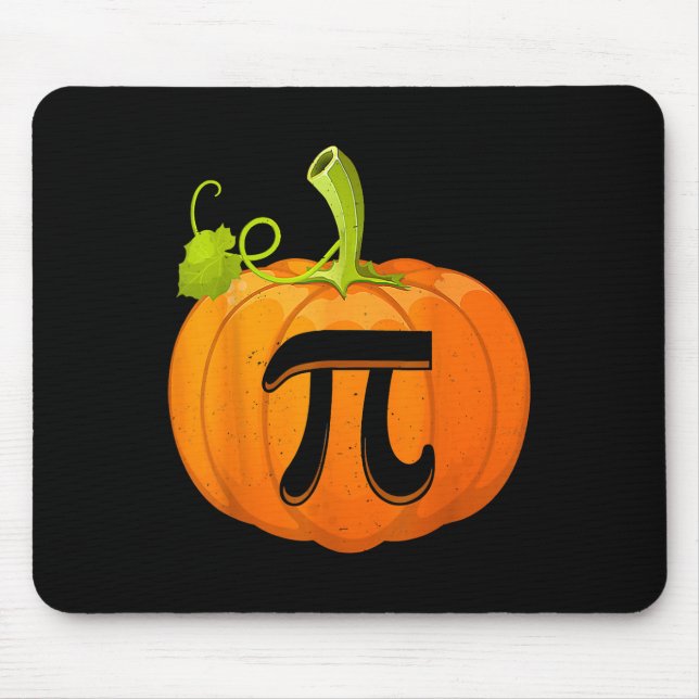 Funny Pumpkin Pie Math Teacher Science Stem Hallow Mouse Pad (Front)
