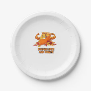 Funny Pumpkin Pie Thanksgiving Classic T-Shirt_1.p Paper Plate