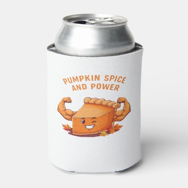 Funny Pumpkin Pie Thanksgiving Classic T-Shirt.png Can Cooler (Can Front)