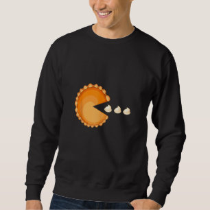 Funny Pumpkin Pie Thanksgiving Eat Whipping Cream Sweatshirt