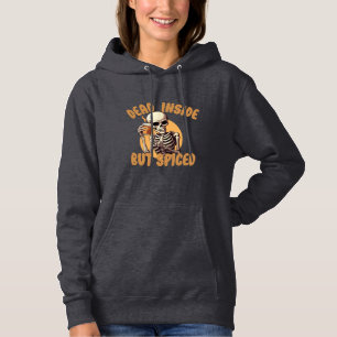 Funny Pumpkin Spice , Dead Inside But Spiced Hoodie