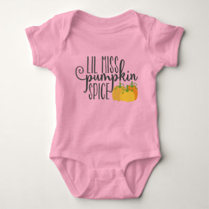 funny pumpkin spice halloween thanksgiving toddler baby bodysuit
