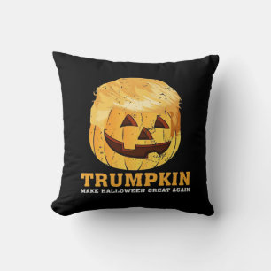 Funny  Pumpkin Trumpkin Halloween  Cushion