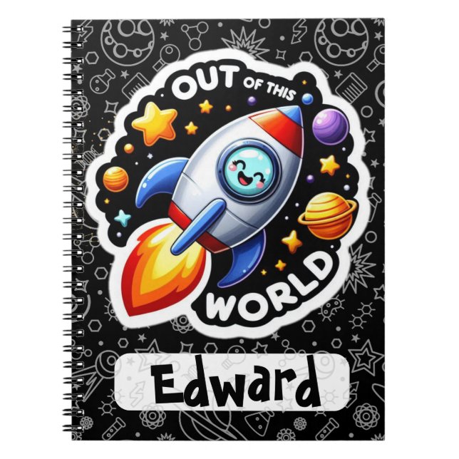 Funny Pun Back to School Personalised Notebook (Front)