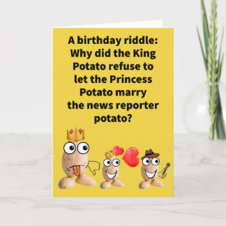 Funny Pun Commentator Happy Birthday Card