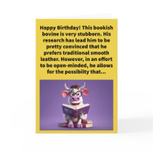 Funny Pun Could Be Suede Happy Birthday