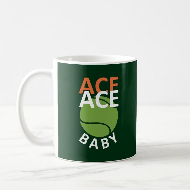Funny Pun For Tennis Player Coffee Mug (Left)