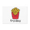 Funny pun Friday happy french fries cartoon