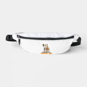 Funny Pun Giraffe Jam Bum Bags