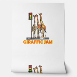 Funny Pun Giraffe Jam  Wallpaper