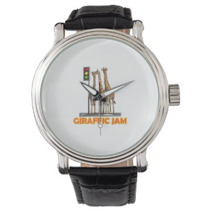 Funny Pun Giraffe Jam  Watch