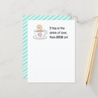 Funny Pun Jokes About Tea  Postcard