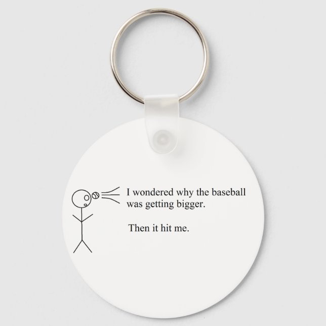 Funny Pun Key Ring (Front)