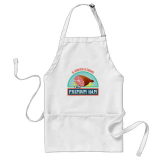 Funny Pun "Premium Ham" Apron