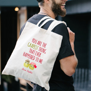 Funny Pun Valentine's Day Gift for Husband - Fruit Tote Bag