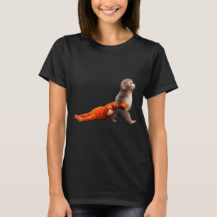 Funny punch baby alone monkey cute prank team humo T-Shirt