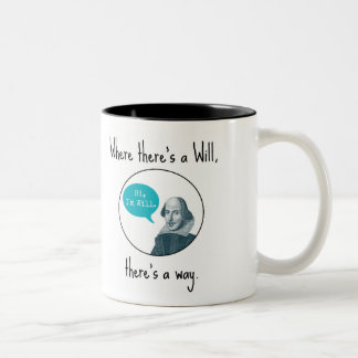Funny Punny Motivational William Shakespeare Mug