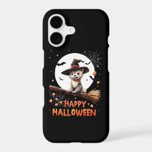 Funny Puppy Dog Witch Candy Spooky Ghost Halloween