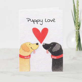 Funny Puppy Love Card