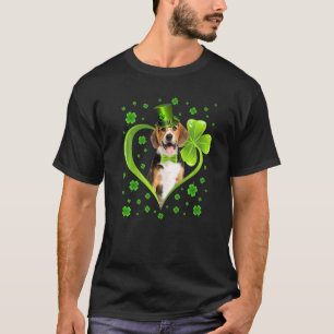 Funny Puppy Shamrock Beagle Dog St Patrick S Day T-Shirt