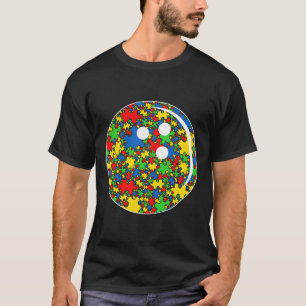 Funny Puzzle Bowling Autism Awareness Sport T-Shirt