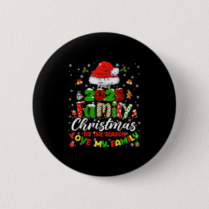 Funny Pyjamas Outfit Family Matching Christmas 202 6 Cm Round Badge