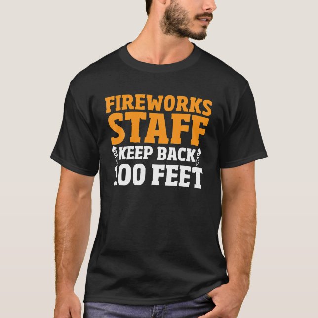 Funny Pyro Crew Fireworks Pyrotechnician - Firewor T-Shirt (Front)