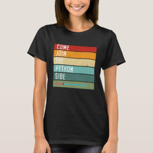 Funny Python Programmer Coding Engineer Computer D T-Shirt