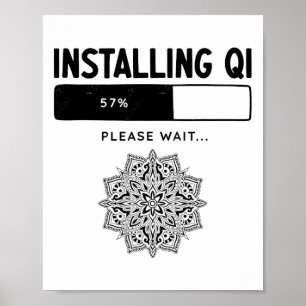 Funny Qigong Martial Arts Tai Chi Yoga Meditation  Poster